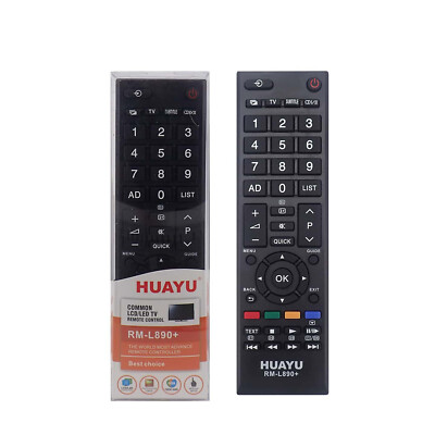 New HUAYU RM-L890+ Universal For Toshiba LCD TV Remote Control CT-90013 CT-90128