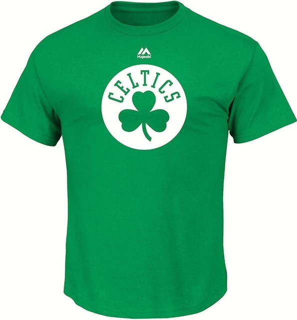 nba boston celtics basketball mens l shirt logo t shirt gray green clover m for sale online ebay ebay