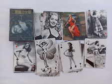 The world war II glamour girls playing cards no 302 bridge poker card 2 jolly
