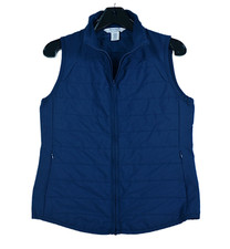 Tommy Bahama Vest Women's Size XS Golf & Tennis Full Zip Blue