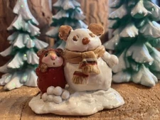 Wee Forest Folk Snowmouse & Friend M-084 