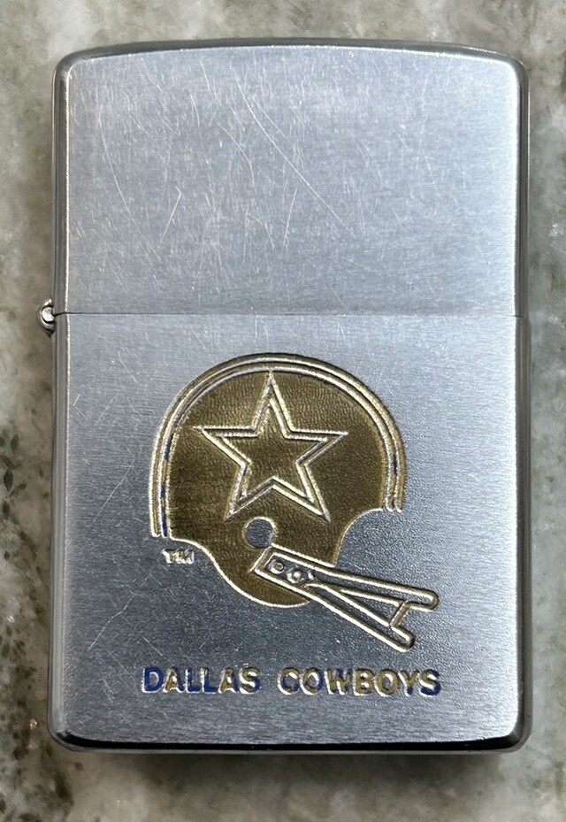 Vintage Zippo Lighter 1979 Dallas Cowboys NFL Football Advertising eBay