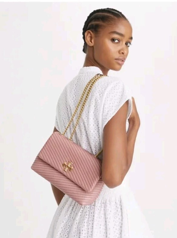 即発 Tory Burch Kira Moto Quilt Small Convertible Bag 152345 即発 Tory Burch Kira Moto Quilt Small Convertible Bag 152345