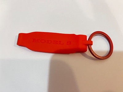 Silikon Auto Schlüssel Cover Schale Schutz Case Halter für Tesla Model S Rot