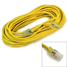 25 feet 10-Gauge industrial power SJTW Pro Glo Electrical Extension Cords cable