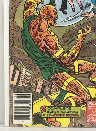 Cómic vintage de Superman vs Kobra #327 septiembre de 1978 Deadliest Man Alive - Imagen 5 de 5