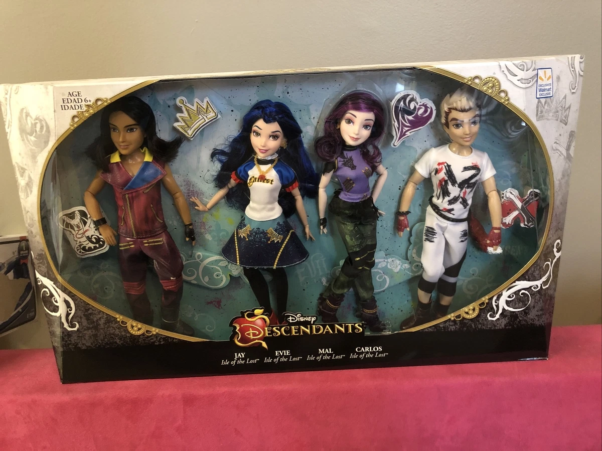 Mal, Evie, Carlos, and Jay Doll Pack, Unboxing 📦