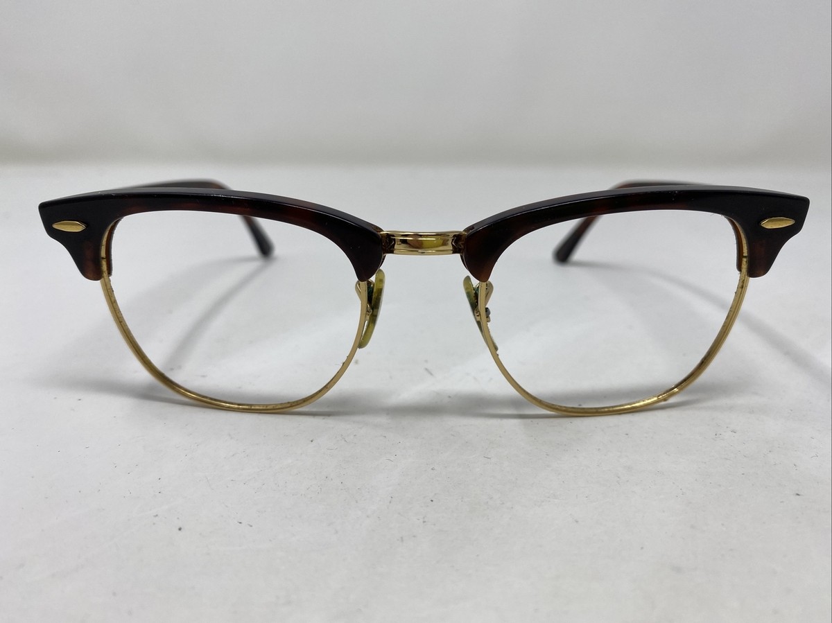 Ray-Ban Italy RB 3016 CLUBMASTER W0366 49-00 3N Brown/Gold Ray-Ban Italy RB 3016 CLUBMASTER W0366 49-00 3N Brown/Gold
