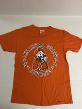 Nutmeg Oklahoma State Cowboys Logo 90s Made In USA T Shirt Size MEDIUM