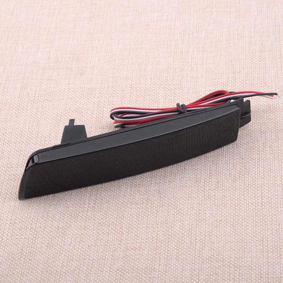 2x Luces de freno reflectoras de parachoques trasero LED aptas para Nissan Infiniti FX35 FX37 FX50 Foto 4 de 4