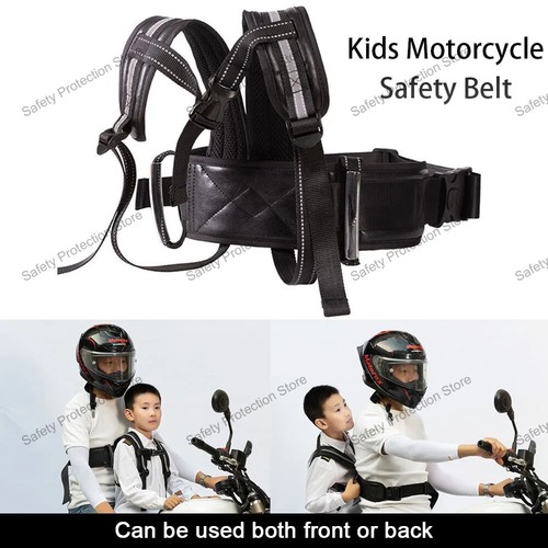 Kids Motorcycle Safety Belt Child Cycling Safety Belt Front Back Duals-purpose - Picture 11 of 19