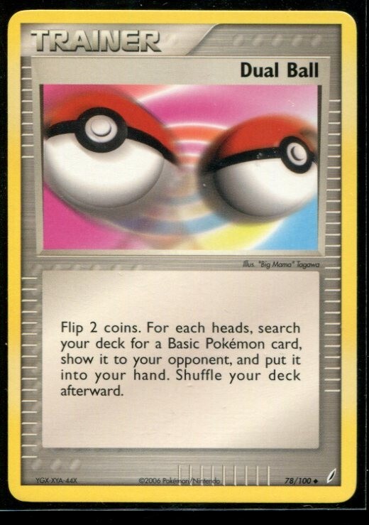 Dual Ball - ex Crystal Guardians 78/100 2006 NM Pokemon