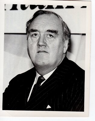 Original Pressefoto William Willie Whitelaw konservativer Abgeordneter Penrith März 1975