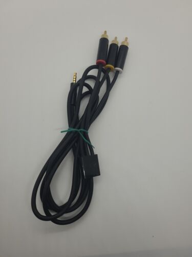 Cable AV compuesto fabricante de equipos originales OEM de Microsoft de 3,5 mm a RCA para Xbox 360 E Mj - Imagen 1 de 1