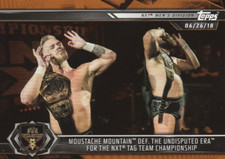 2019 WWE NXT Bronze Moustache Mountain Def. Undisputed Era for Tag Team Champion