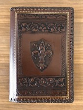 Portadocumenti Made In Italy Vintage Anni 60 Copertina Stemma Giglio