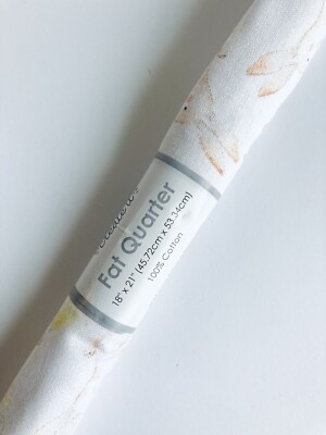 Create It - Rolled 100% Cotton Fat Quarter - 18'' x 21'' - Spring Bunnies