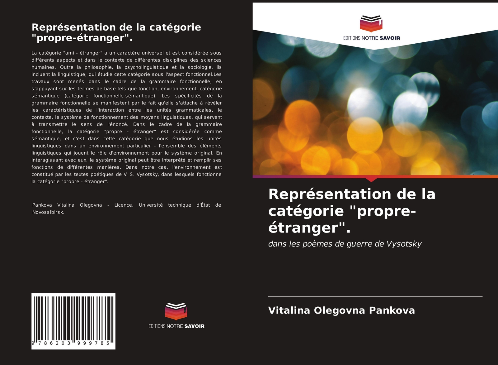 Thumbnail - Représentation De La Catégorie Propre-étranger . Vitalina Olegovna