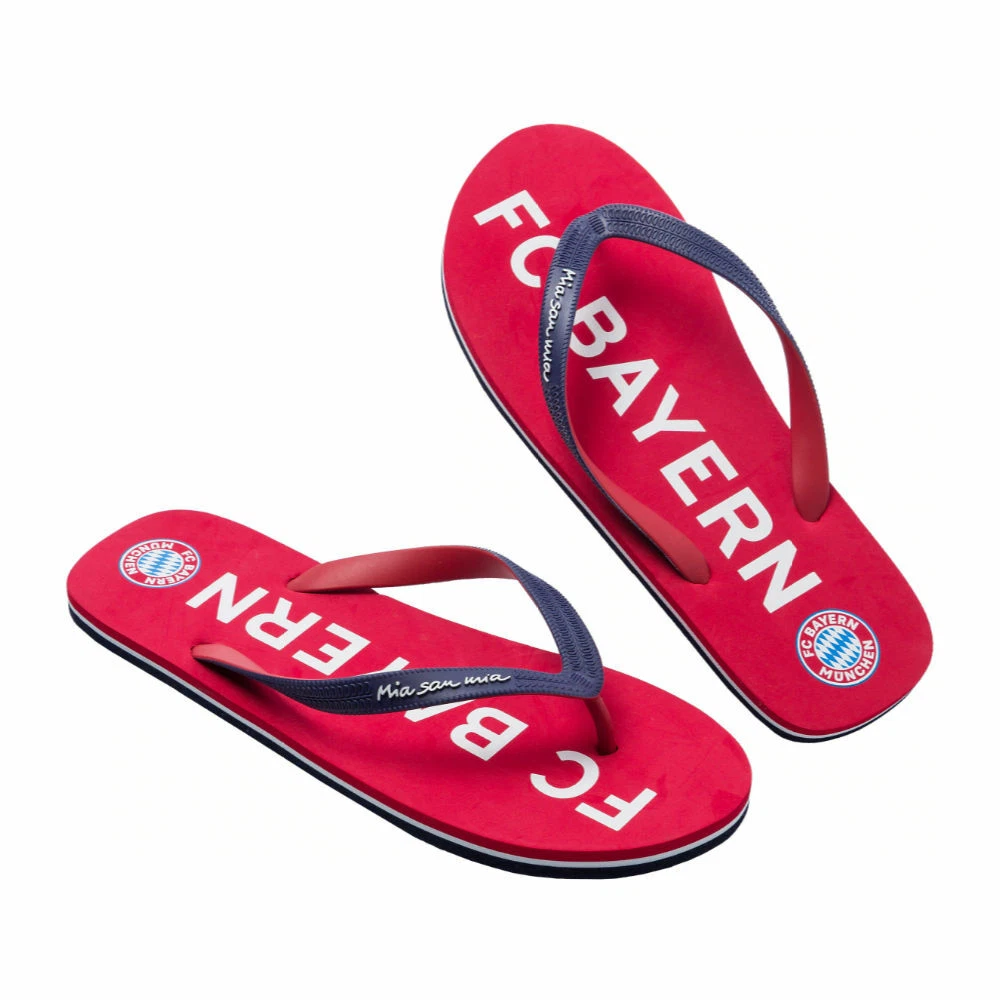 Badelatschen rot Badesandalen Flip Flops FC Bayern M nchen 22715