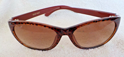 NINE WEST amber Leopard print Sunglasses with brown lenses  display picture 2