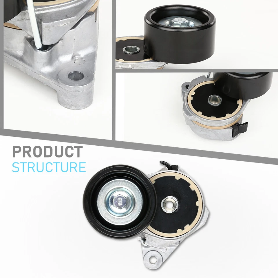 Fit For 07-17 TOYOTA TUNDRA 5.7L DRIVE BELT & TENSIONER 166200S012 & 9091602759 - Image 4 of 4