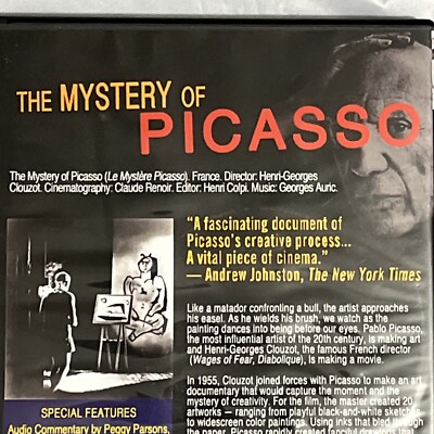 ピカソ　dvd The Mystery of Picasso (1956) Henri-Georges Clouzot DVD