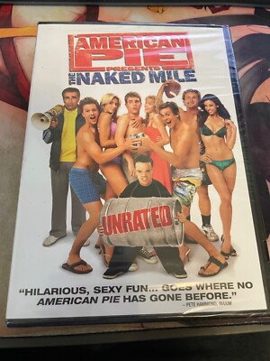 American Pie Presents: the Naked Mile DVD, like new with hole in case, sealed!