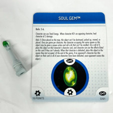 Heroclix Infinity Gauntlet Soul Gem with Card S101 Limited Edition