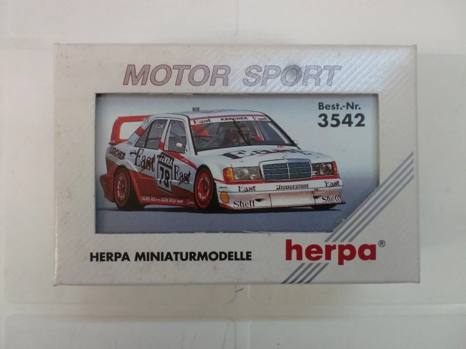 HERPA 1/87 - AMG MERCEDES BENZ 190 E 2.5 16 EVO II - HO 3542 - Immagine 2 di 2
