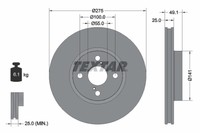 Bremsscheibe Toyota P. Corolla 02- 2.0D4D