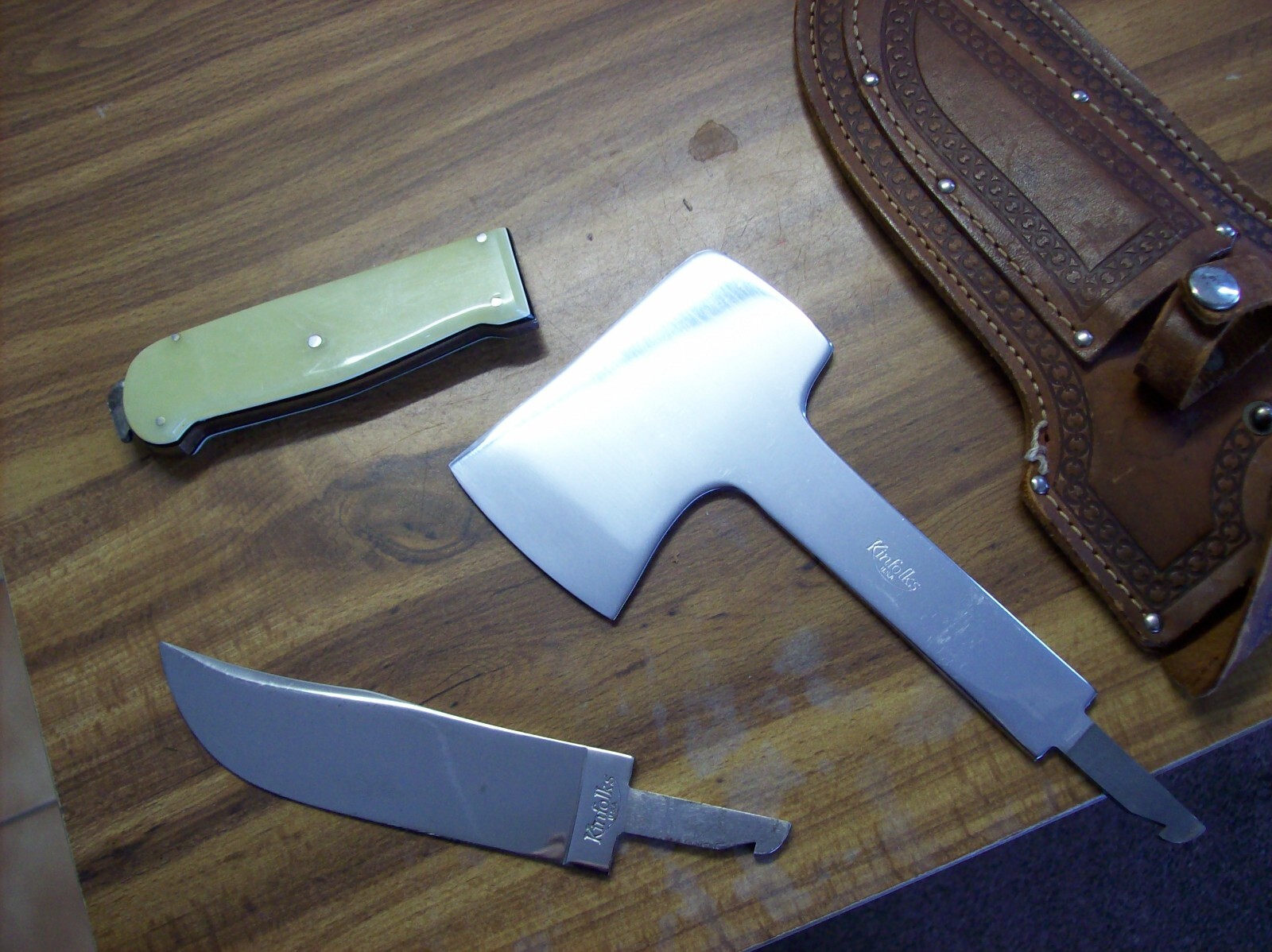 Vintage Kinfolks Knife Axe Set TakeApart Combo Circa 19251948 Rare UNUSED+Case eBay