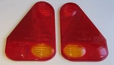 2 X TRAILER REAR LIGHT LENS ASPOCK COMBINATION P6E,BV64 TO FIT TO IFOR WILLIAMS 