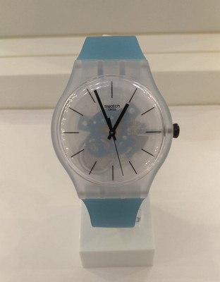 Swatch Neu Gent Blue Daze Armbanduhr Unisex Ab 41mm SO29K105