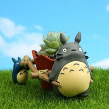 Hot Anime Studio Ghibli My Neighbor Totoro Flower Pot Figure Model Decoration