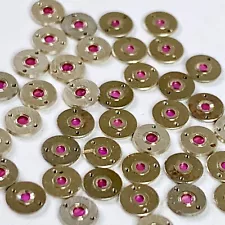 25 Cap Jewels 3mm Steampunk Balance Cock Watchmaker Lot Spare Watch Parts Repair