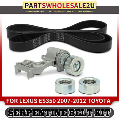 Engine Belt 82.2 In Serpentine Belt For Toyota Camry 07-11 Avalon - Foto 6