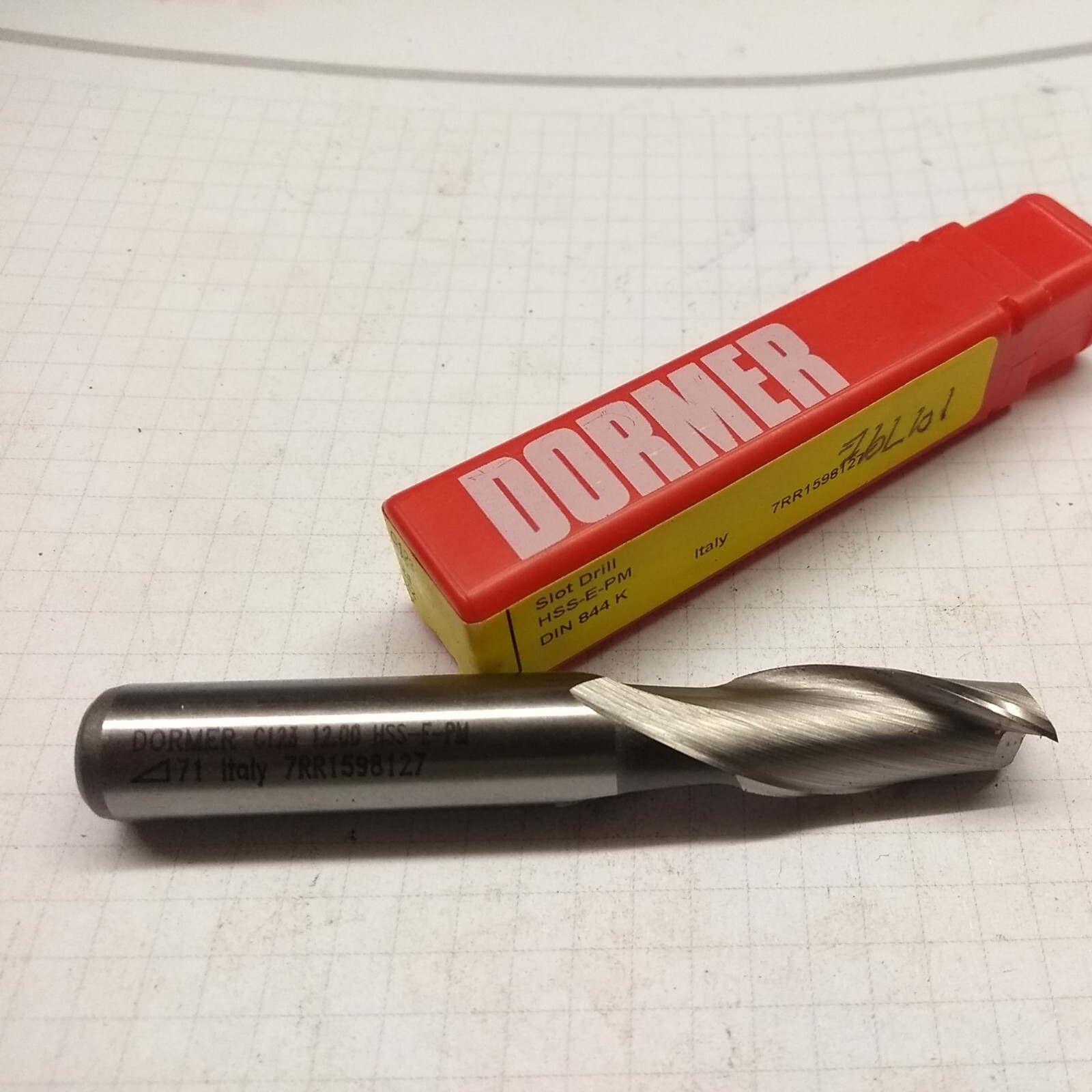 DORMER 12.00 mm C123 Slot Drill HSS-E-PM 2 flute