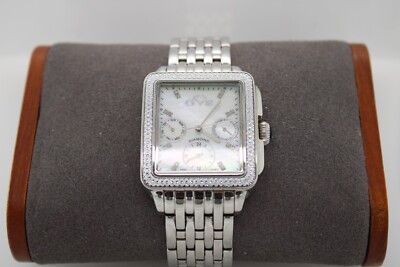 GV2 by Gevril Model#9210 Bari Multi MOP Dial Diamond Steel  display picture 3