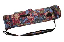 Shoulder Carry Yoga Mat Carrier Bag by Yoga Queen, Durable Canvas - Multicolor