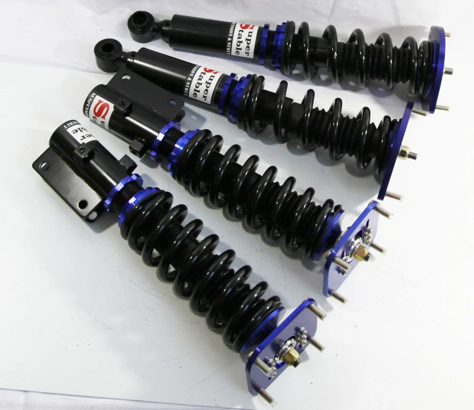 86-91 Mazda RX-7 RX7 Type RS FC3S Full Coilover Suspension NON Adj.Dampen Blue - Image 3 of 4