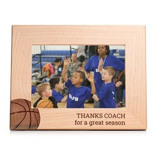 Lifetime Creations Basketball Coach Picture Frame Gift Engraved Thank You