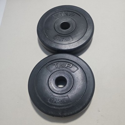 TNP 2x1. 25KG Gym Trainings Hantelscheiben - Schwarz   