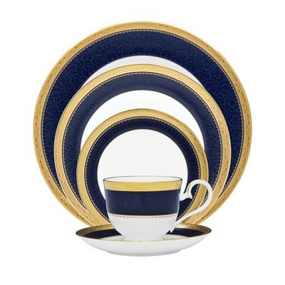 Noritake Odessa Cobalt Gold 5-Piece Place Setting