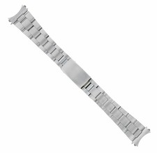 19MM OYSTER WATCH BRACELET BAND FOR VINTAGE ROLEX AIR KING 5500 1500 STAINLESS S