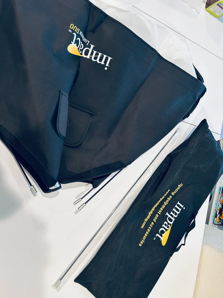 Impact LB-STD-S Luxbanx Duo Softbox Pequeno - 12” x 36” - Imagem 3 de 4