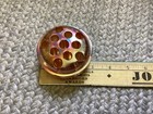Stunning VTG Carnival Glass Flower Frog 11 Holes Great Marble Display Too 2.75" — photo 5