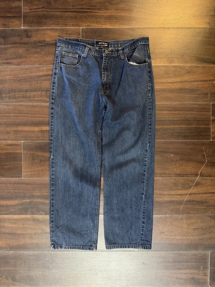 Refuse Denim Y2K Jeans Baggy For Skaters Men’s Waist Size 38 - Image 4 of 4