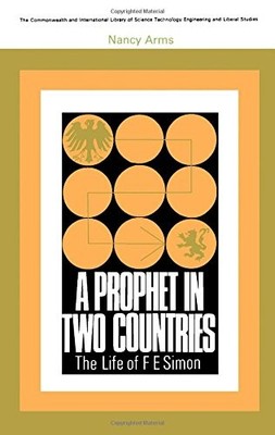 A Prophet in Two Countries the Life of F. E. Simon