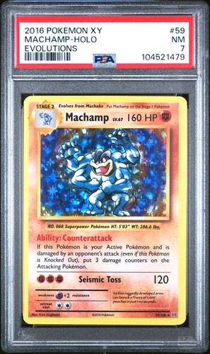 Machamp graded PSA 7 for sale on eBay