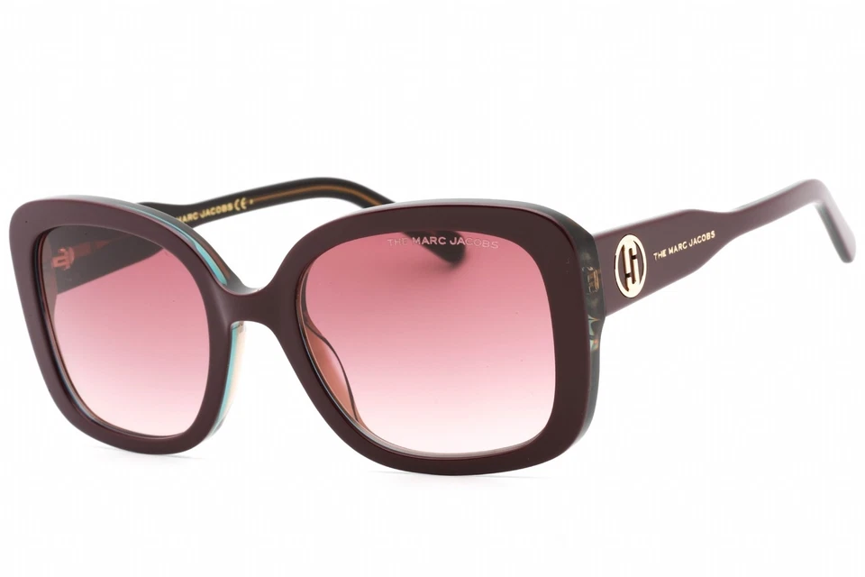 Gafas de sol Marc Jacobs 625/S 54 mm rectangulares rosa DS para mujer - borgoña Foto 4 de 4